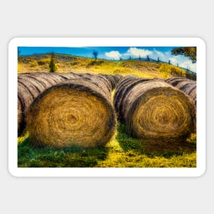 Hay Bales 10 Sticker